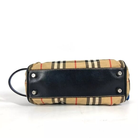 BURBERRY Pouch check Clutch bag with handle - Picture 3 of 16